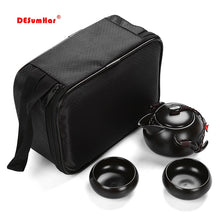 Load image into Gallery viewer, Portable Tea set include 1 Teapot 2 Teacups 1bag,Beautiful and easy teapot kettle,Chinese Travel Ceramic Portable Teaset gaiwan