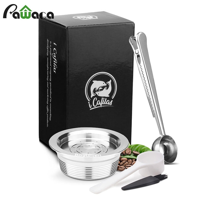 Refillable Coffee Capsule Can Be Filled With 304 Stainless Steel Espresso Filter Capsules For Lavazza A Modo Mio Jolie/Espria