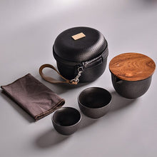 Load image into Gallery viewer, TANGPIN ceramic teapots gaiwan teacups chinese teaware portable travel tea sets with travel bag