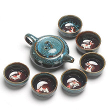 Load image into Gallery viewer, Chinese Kung Fu Tea Set Ceramic Glaze Teapot Porcelain Teaset Portable Tea Cups Of Tea Ceremony Teaware Sets Gift For Friend