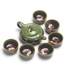 Load image into Gallery viewer, Chinese Kung Fu Tea Set Ceramic Glaze Teapot Porcelain Teaset Portable Tea Cups Of Tea Ceremony Teaware Sets Gift For Friend
